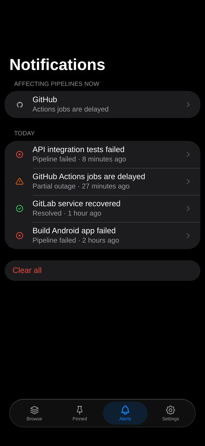 Mobile: Notifications