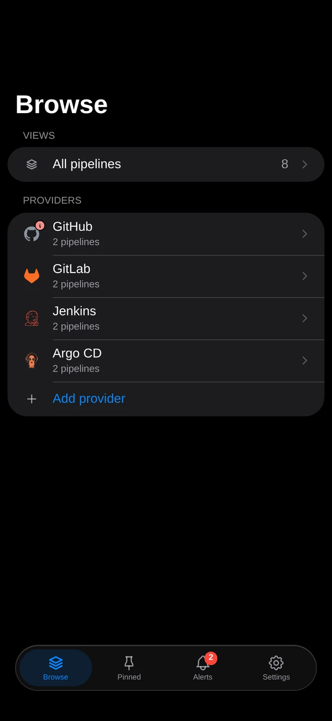 Mobile: Providers